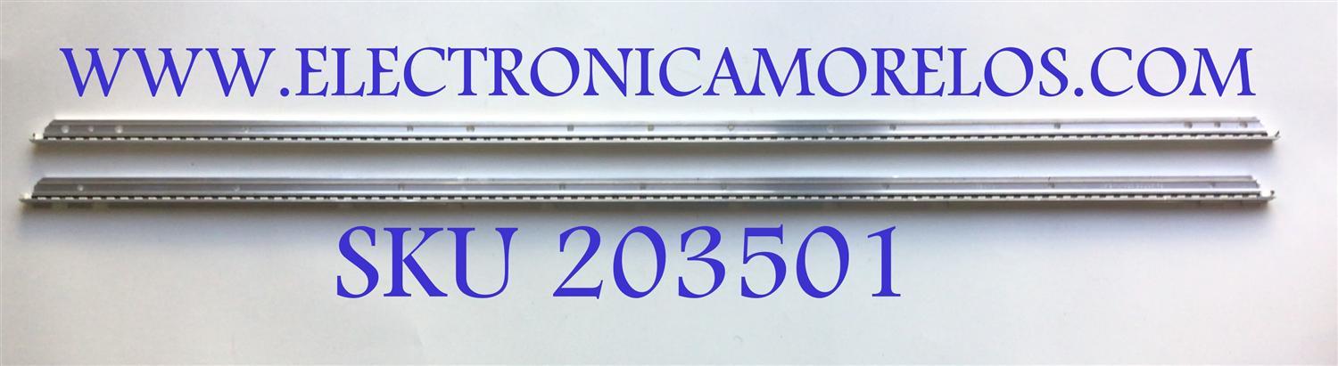 KIT DE LED'S PARA TV SONY (2 PIEZAS) / NUMERO DE PARTE 74.40T05.002-3-SX1 / 74.40T05.001-3-SX1 / 110322 / PANEL T400HW04 V.1 / MODELOS KDL-40EX52 / KDL40EX52 / KDL-40EX723 / KDL40EX723